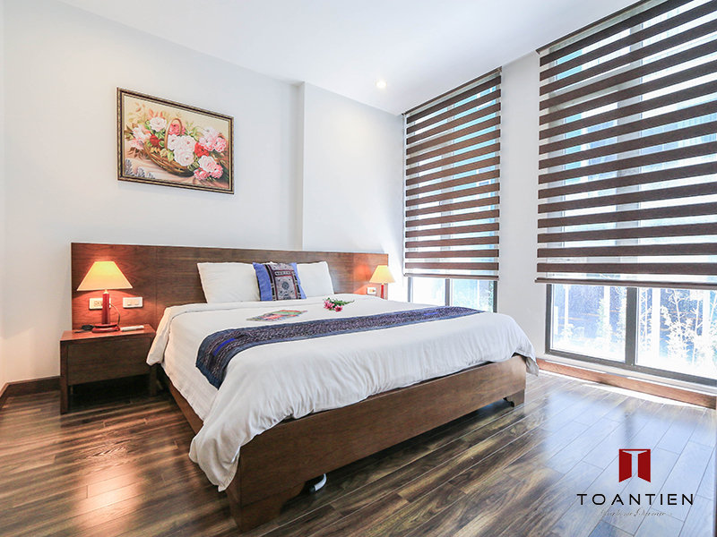 Màn cầu vồng phòng ngủ theo phong cách Indochine - Toantien Housing