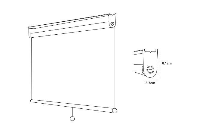 Kết cấu màn cuốn lò xo cuốn