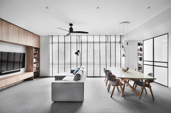 Một không gian mang đậm chất Mid-Century điển hình