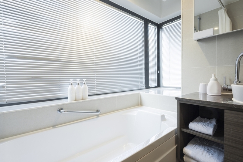 Màn sáo nhôm trong phòng tắm