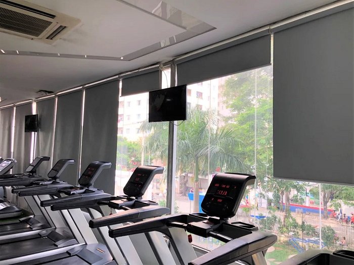 Màn cuốn và cửa kính luôn là "combo" tuyệt vời
